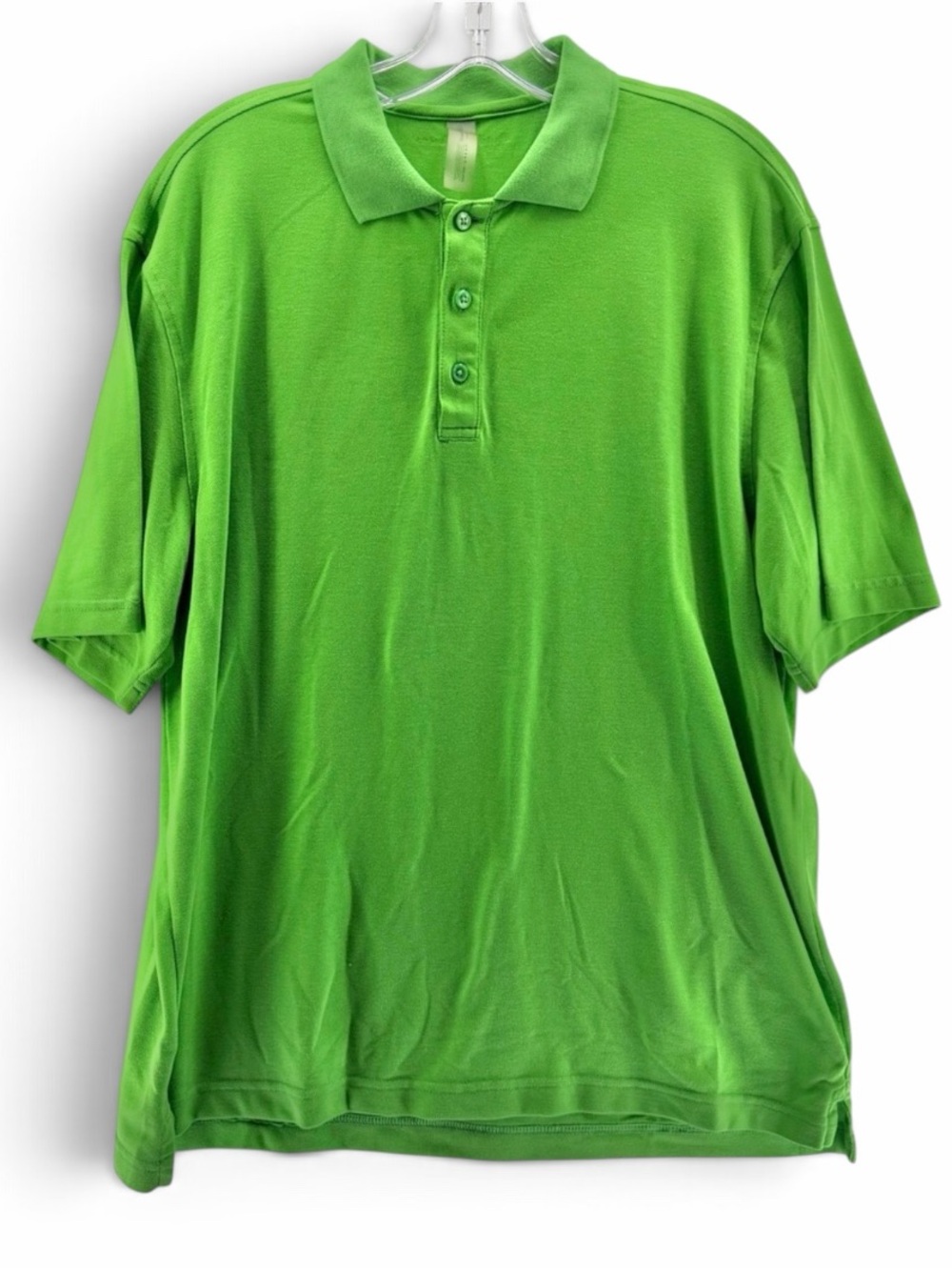 Outdoor Voices Men's Kelly Green Birdie Polo Shirt Size XL